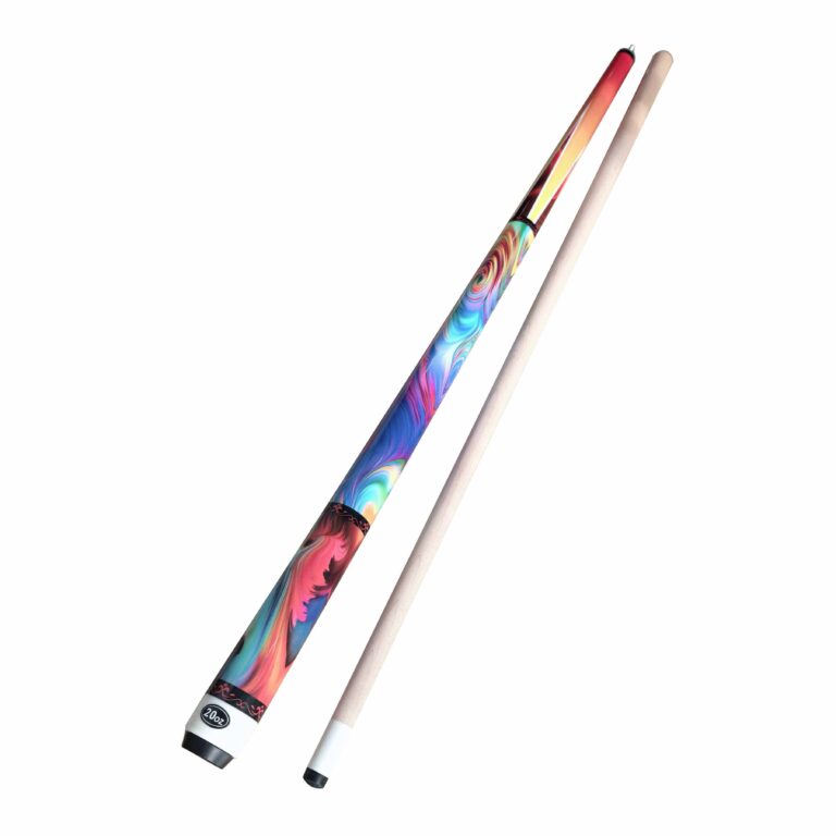 colourful billiard cue