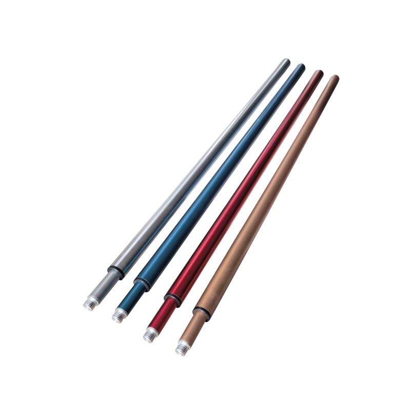 four set Aluminum alloy telescopic frame pole