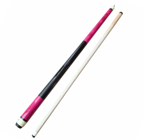 hot pink stain pool cue