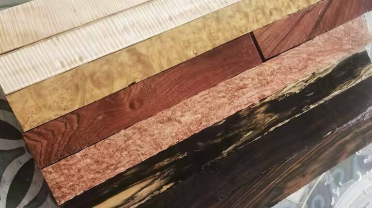 Raw material of billiard cues