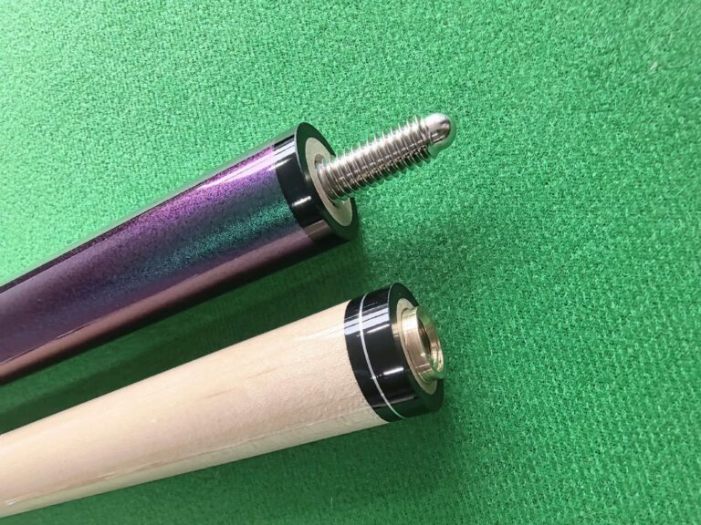 Chameleon green turn purple paint billiard cue