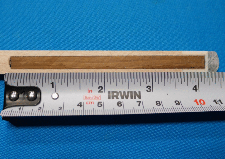 Embedding a Carbonized Wood Core into Maple Shafts